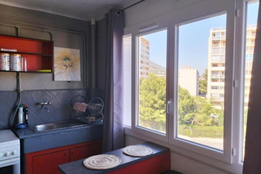 Toulon Est La Valette Studio 35M2 Dominant Parking Proche Mer Apartamento Exterior foto